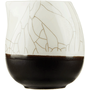 Соусник «День и ночь»; керамика; 350мл; D=11, H=6см; белый, черный