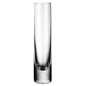 Ваза для цветов «Цилиндр»; стекло; диаметр=5, высота=20 см.; прозрачный