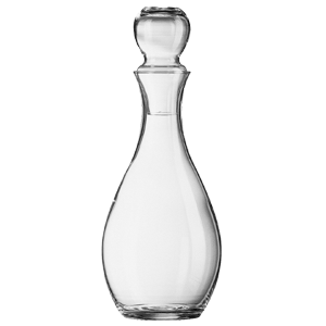 Графин «Элеганс»; стекло; объем: 1 литр; диаметр=11.1, высота=23 см.; прозрачный