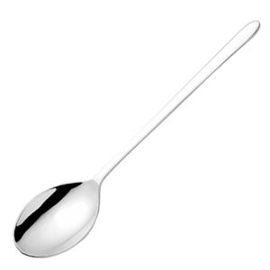 Ложка десертная «Аляска»; сталь нержавеющая; длина=183/50, ширина=4 мм; металлический