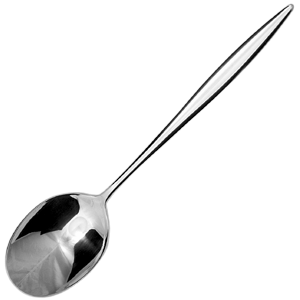 Ложка столовая «Адажио»; сталь нержавеющая; длина=205/60, ширина=4 мм; металлический