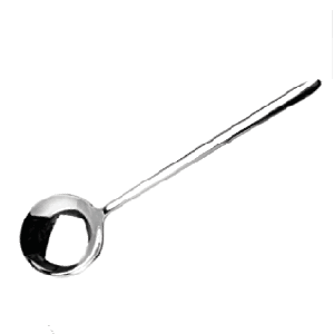 Ложка для спагетти «Аляска»; сталь нержавеющая; длина=210/55, ширина=4 мм; металлический