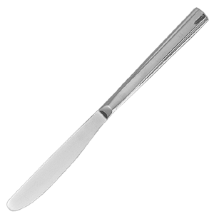 Нож столовый «M18»; сталь нержавеющая; длина=222/113, ширина=16 мм; металлический