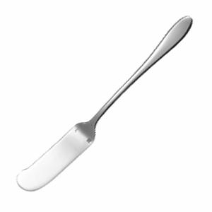 Нож для масла «Лаццо»; сталь нержавеющая; длина=175/78, ширина=10 мм; металлический