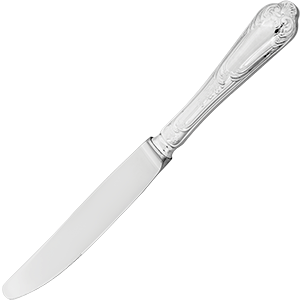 Нож столовый «Лурье» посеребренный; L=253мм