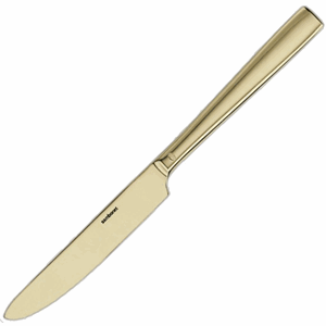 Нож столовый «Линеа»;  сталь нержавеющая;  ,L=23,6см;  шампань