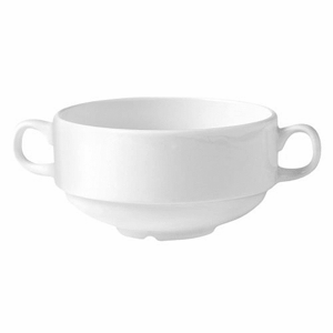 Супница, Бульонница (бульонная чашка) «Монако Вайт»  материал: фарфор  285 мл Steelite