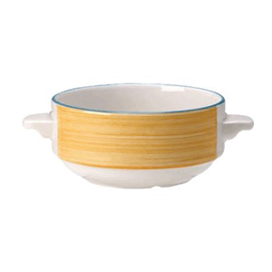 Супница, Бульонница (бульонная чашка) «Рио Еллоу»  материал: фарфор  285 мл Steelite