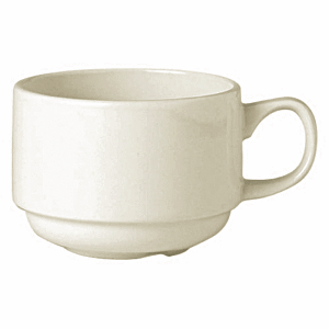 Чашка кофейная «Айвори»; материал: фарфор; 100 мл; диаметр=6.5, высота=5, длина=8.5 см.; слоновая кость