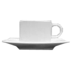 Чашка кофейная ”Виктория” «Отель»; материал: фарфор; 80 мл; диаметр=6.1, высота=4.7, длина=8 см.; белый