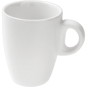 Чашка кофейная «Кунстверк»; материал: фарфор; 80 мл; диаметр=5.2, высота=7, длина=7.5 см.; белый
