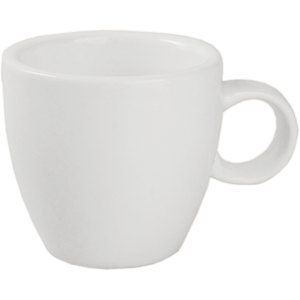 Чашка кофейная «Кунстверк»; материал: фарфор; 60 мл; диаметр=5.7, высота=5.5, длина=7.9 см.; белый