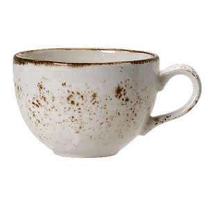 Чашка чайная «Крафт»; материал: фарфор; 340 мл; белый