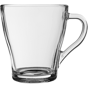Чашка чайная «Грация»; стекло; 250 мл; диаметр=8.4, высота=9.5 см.; прозрачный