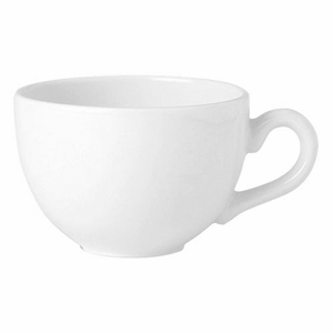 Чашка чайная «Симплисити Вайт»; материал: фарфор; 450 мл; диаметр=12, высота=8, длина=15 см.; белый
