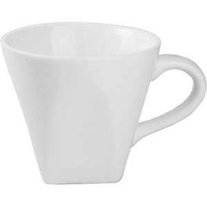 Чашка чайная «Кунстверк»; материал: фарфор; 200 мл; диаметр=9, высота=7.5, длина=11.5 см.; белый
