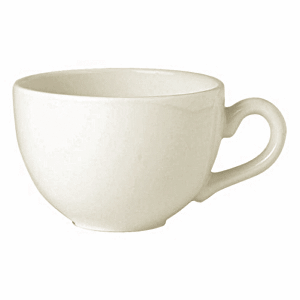 Чашка чайная «Айвори»; материал: фарфор; 450 мл; диаметр=110, высота=85, длина=150 мм; слоновая кость