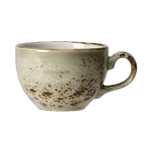 Чашка чайная «Крафт»; материал: фарфор; 225 мл; диаметр=9, высота=6, длина=12 см.; зеленый