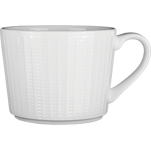 Чашка чайная «Уиллоу»; фарфор; 227мл; белый