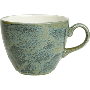 Чашка чайная «Революшн»;  фарфор;  228мл;  зелен.
