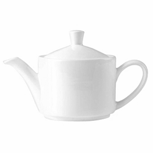 Чайник «Монако Вайт»; материал: фарфор; 475 мл; высота=135, длина=210, ширина=90 мм; белый