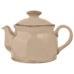 Чайник «Террамеса вит»; материал: фарфор; 515 мл; высота=15.5, длина=39, ширина=27 см.; бежевая