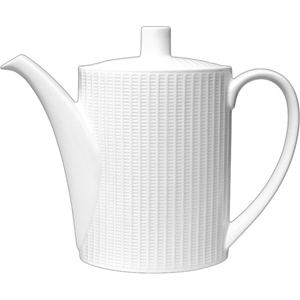 Чайник с крышкой;  фарфор;  0,6л;  белый
