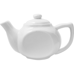 Чайник с крышкой «Проотель»; материал: фарфор; 260 мл; белый