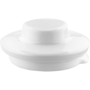 Крышка для кофейника «Кашуб-хел»; материал: фарфор; 400 мл; диаметр=7, высота=1 см.; белый