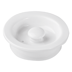 Крышка для чайника «Кунстверк»; материал: фарфор; 500 мл; диаметр=5 см.; белый