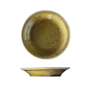 Тарелочка для масла «Кантри Стайл»; материал: фарфор; диаметр=8, высота=1 см.; зеленый