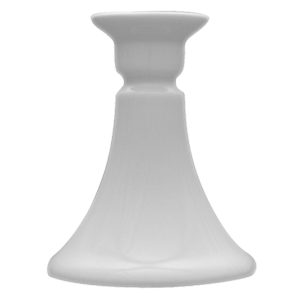 Подсвечник «Кашуб-хел»; материал: фарфор; диаметр=4.5/9, высота=11 см.; белый