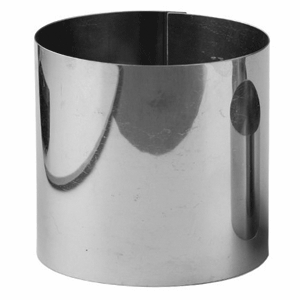 Кольцо для выкладки гарниров  сталь нержавейка  D=105,H=100мм Trud
