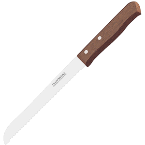 Нож для хлеба  сталь, дерево  длина=29.5/17.5, ширина=2 см. Tramontina