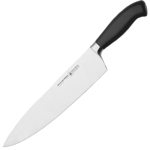 Нож поварской «Платинум»; сталь; длина=39/26, ширина=5 см.; цвет: черный,металлический