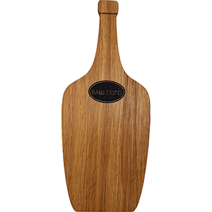 Доска для подачи «Бутылка» дуб H=100,L=306,B=132мм PPwood Доска для подачи «Бутылка» дуб H=100,L=306,B=132мм PPwood