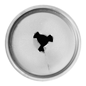 Насадка кондитерская «Бордюр»; сталь нержавеющая; D=22/5, H=36мм; металлический