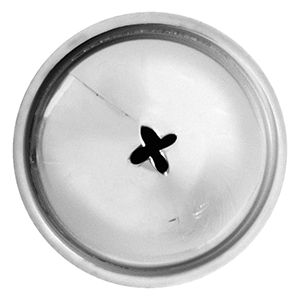 Насадка кондитерская «4-конечная звезда»; сталь нержавеющая; диаметр=22, высота=40 мм; металлический