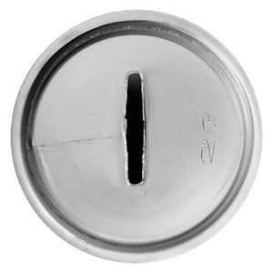 Насадка кондитерская «Широкая лента»; сталь нержавеющая; диаметр=22, высота=32 мм; металлический
