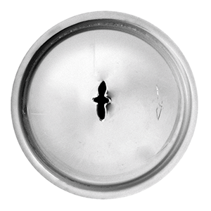 Насадка кондитерская «Лист папоротника»; сталь нержавеющая; D=22/5, H=40мм; металлический
