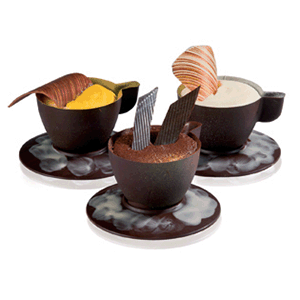 Форма для шоколада «Чашка для эспрессо» [7шт]  поликарбонат  диаметр=55, высота=35 мм MATFER