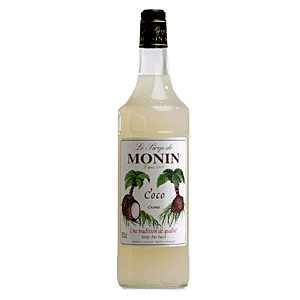 Сироп ”Кокос” «Монин»  стекло  объем: 1 литр Monin