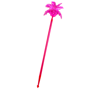 Мешалка «Пальма-кокос» (100 штук)  полистирол  длина=23.5 см. ПЛАСТ-ЛИДЕР