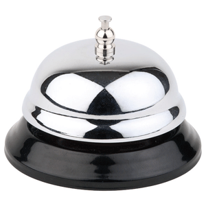 Звонок; сталь; диаметр=84, высота=60 мм; цвет: черный