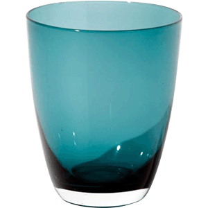 Стакан «Тэа»; стекло; 300мл; синий