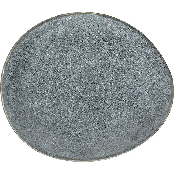 Тарелка для хлеба «Органика»; фарфор; D=16см; серый
