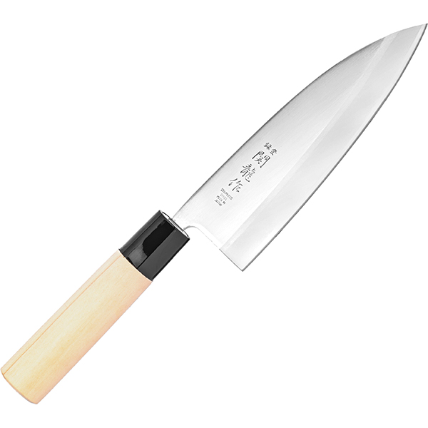 Нож кухонный «Деба»; сталь нержавеющая, дерево; L=28.5/15см