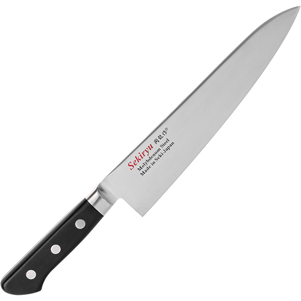 Нож кухонный «Шеф»; сталь нержавеющая,полиоксиметилен; L=37/24см