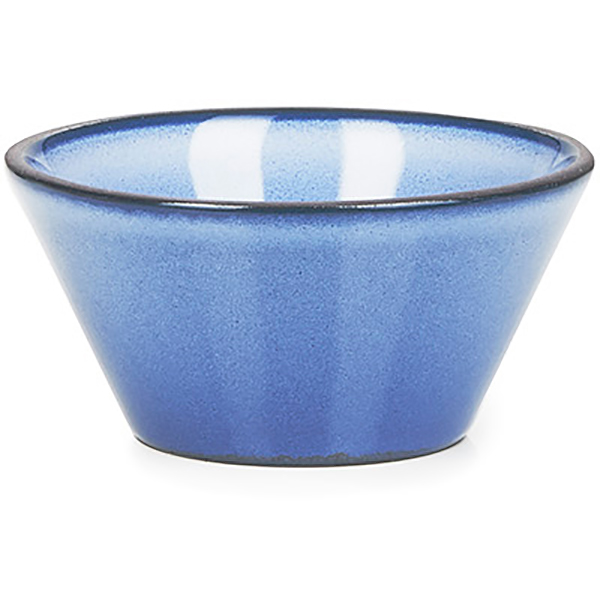 Салатник для комплимента «Экинокс»; керамика; 80мл; D=8.2,H=4.1см; синий