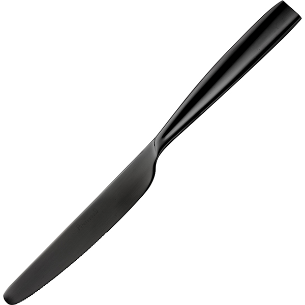 Нож столовый «Тотал блэк»  сталь нержавейка  черный Pintinox